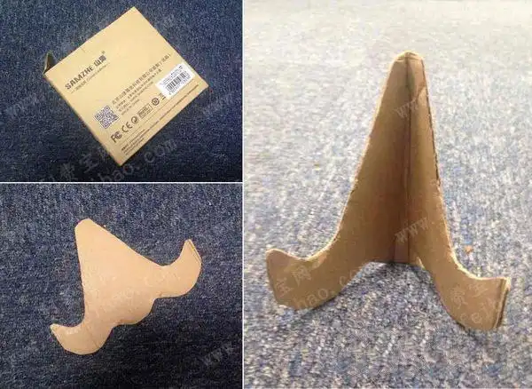 怎样做一个瓦楞纸简易手机支架