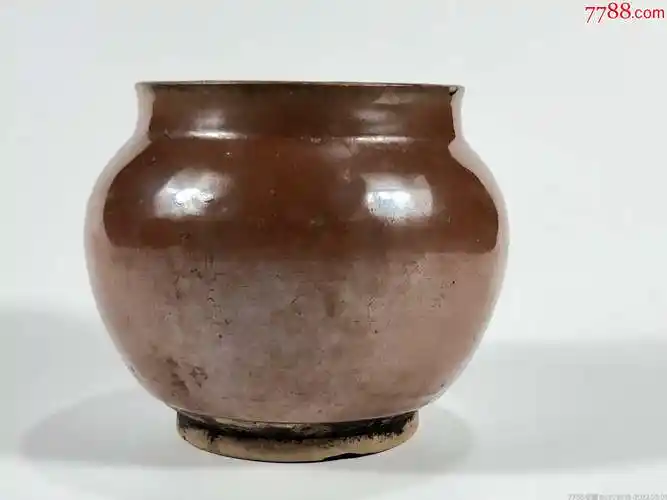 品名明代紫金釉钵