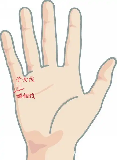 你的生子运看手相判断生男生女子女线手相图解子女孝顺的有福手相此外