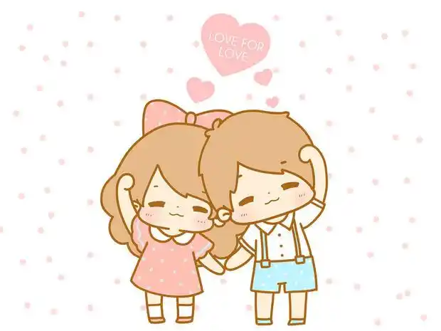 有人知道这对q版情侣的名字