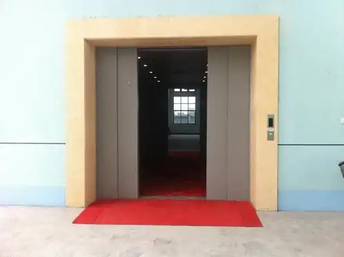 aolida上海金山3吨贯通门汽车电梯安装完成