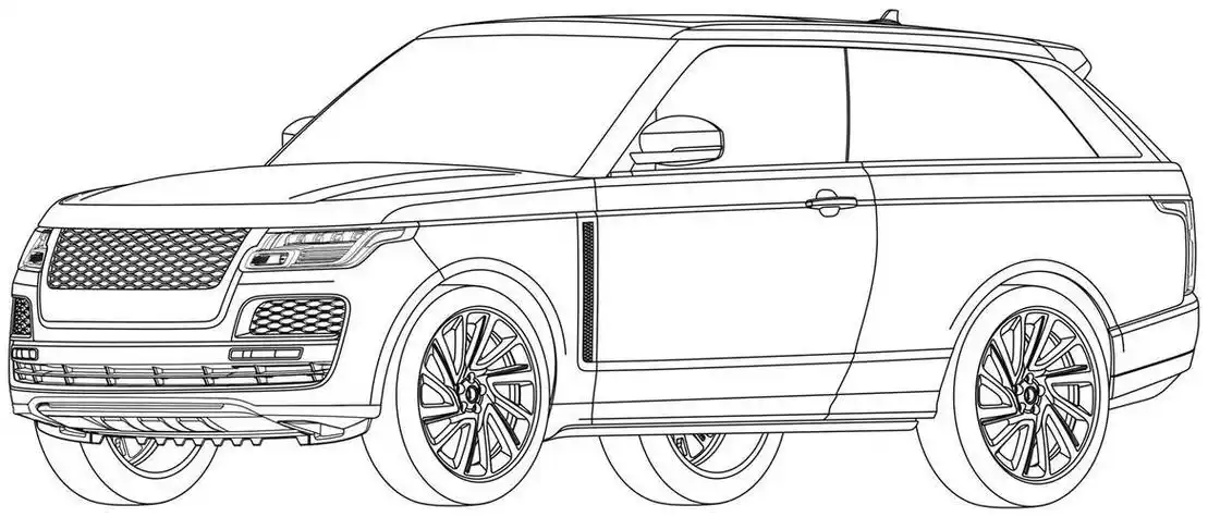 越野车简笔画越野车简笔画图片大全