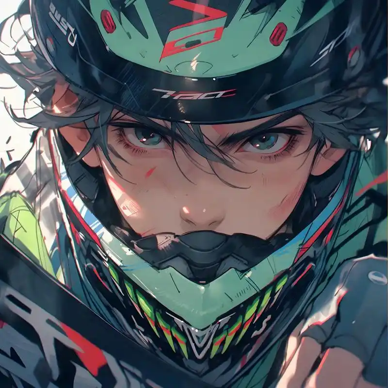 机车和你#旧漫头像 #midjourney #值得你 - 抖音