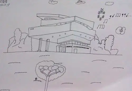 音乐厅/少儿绘画作品/儿童画/网络美术馆_中国少儿美术教育网