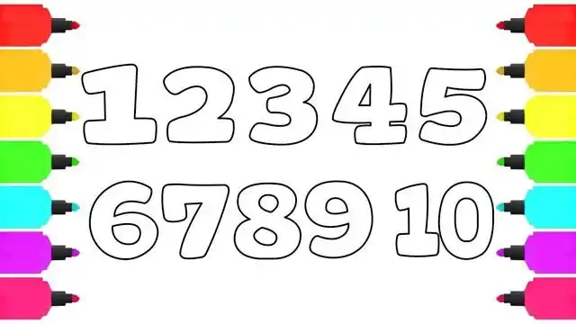 亲子简笔画:数字一到十画画