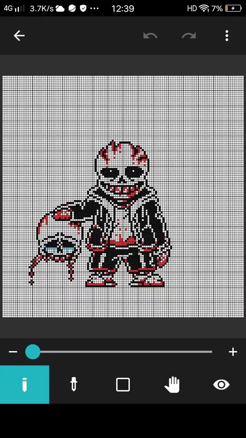 八重终结.#像素画 #画渣日常 #传说之下 #像素 #ut - 抖音