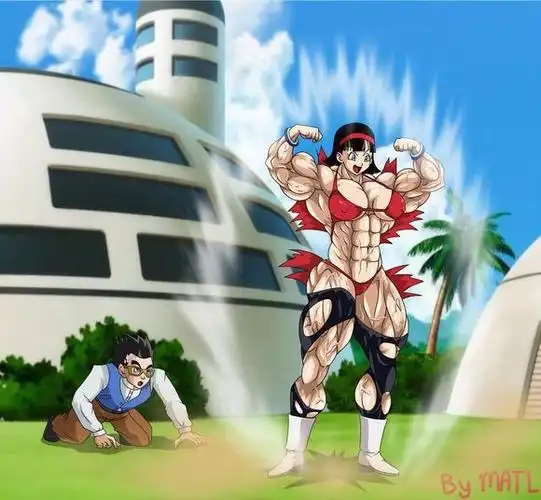 当七龙珠女主角变成肌肉大力士会怎样