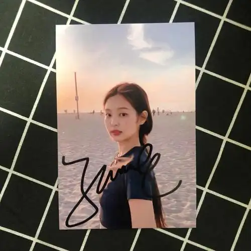 款式8金智妮亲笔签名照金智妮签名照送女朋友送同学金智妮周边毕业