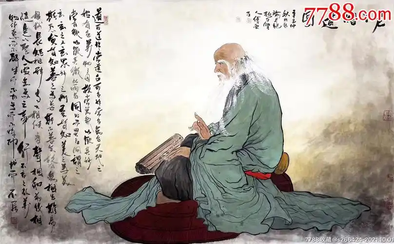 傅云石(老子悟道图)