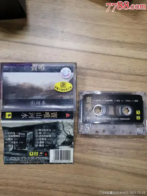 磁带34窦唯山河水上海声像含歌词纸