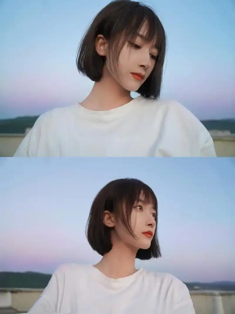 浅浅尝试一下青春疼痛女主角 #短发 #电影感#少年感 #女生 - 抖音