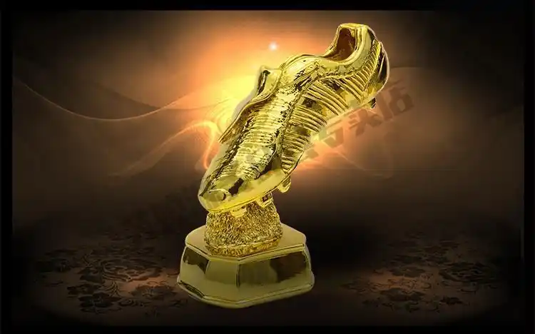 球迷用品世界杯射手金靴奖足球先生奖杯树脂镀金奖杯礼品球迷用品纪念