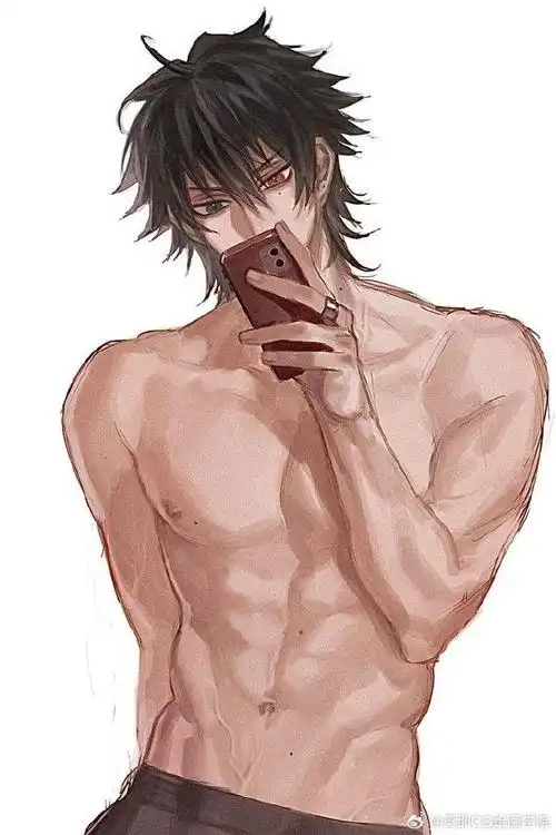 绘画超话#绘画参考##绘画素材#不同角度腹肌参考