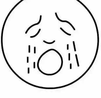 哭的表情简笔画 哭的表情简笔画可爱