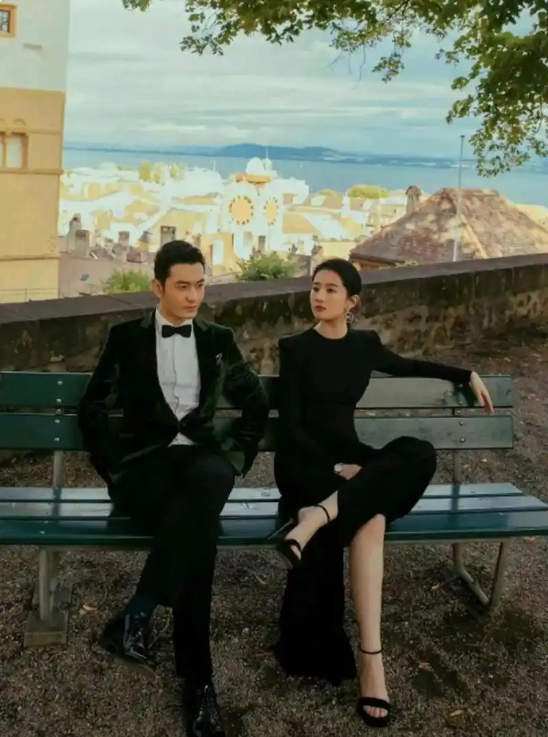 刘亦菲黄晓明为天梭拍摄的时尚大片#黄晓明#刘亦菲