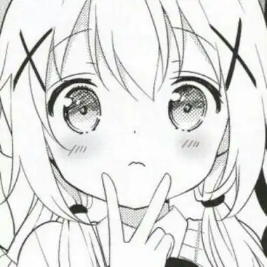 女孩素描动画图片头像图片 女生头像图片大全 -【爱个性】