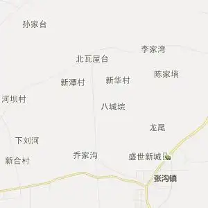 仙桃市地理行政地图