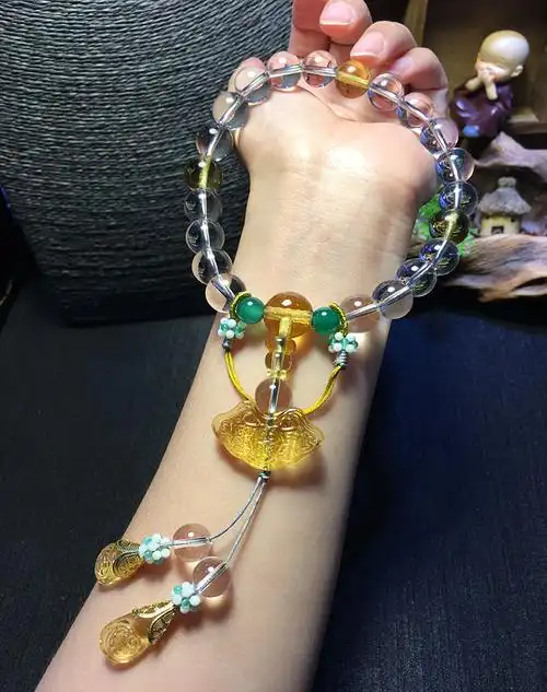 富察容音手链女延禧攻略秦岚皇后同款清十八子手串如懿传旗袍压襟橦华