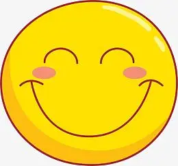 黄色可爱笑脸表情