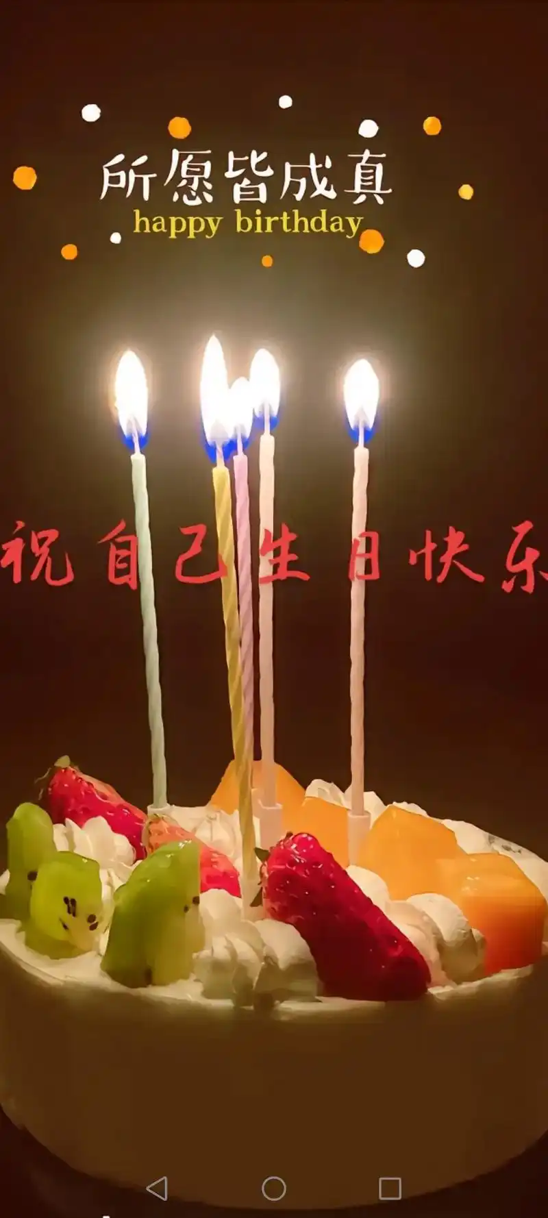 承蒙时光不弃,成长不期而遇,祝自己生日快乐,愿家人一切安好, - 抖音