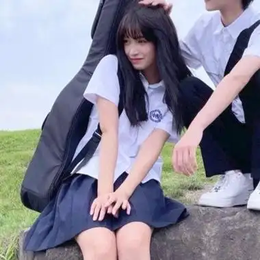 情侣头像超甜jk高清一左一右的jk专用情侣头像图片