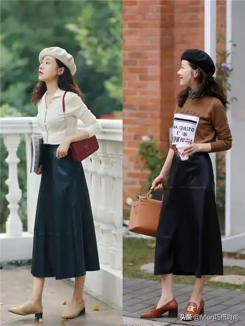 牛仔裙穿什么鞋好看(适合春天的高级美裙子穿搭)