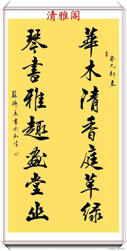 现代美女书法家苏泽立,行书作品欣赏,行云流水自然隽秀,可做帖|魏碑