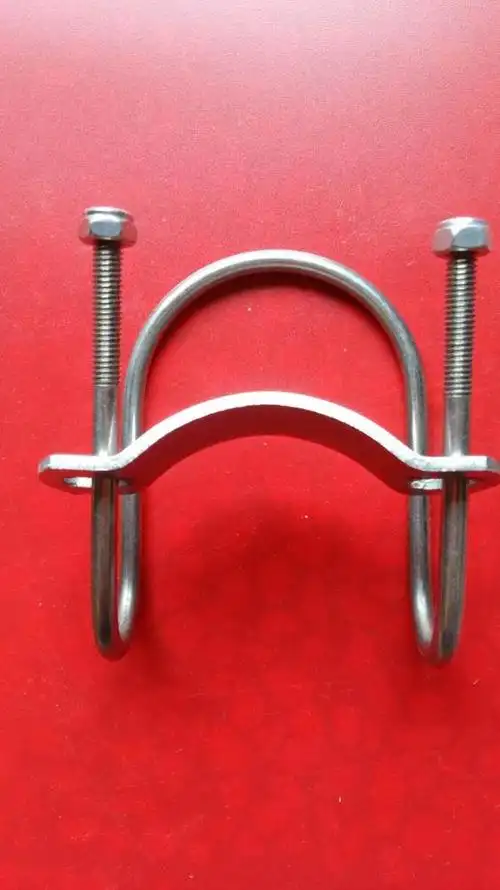 不锈钢双u型管卡