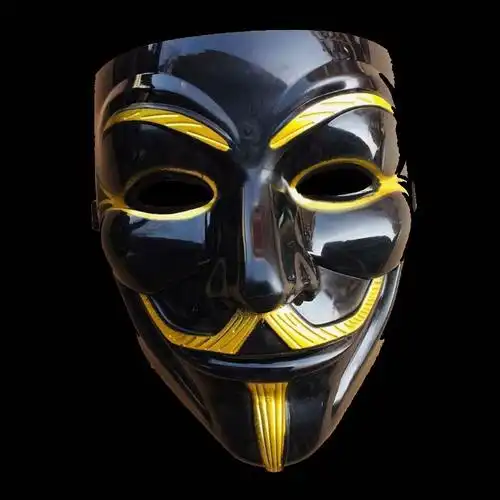 万圣节恐怖鬼脸面具v字仇杀面具v字怪客面具全脸男士面具影视面具