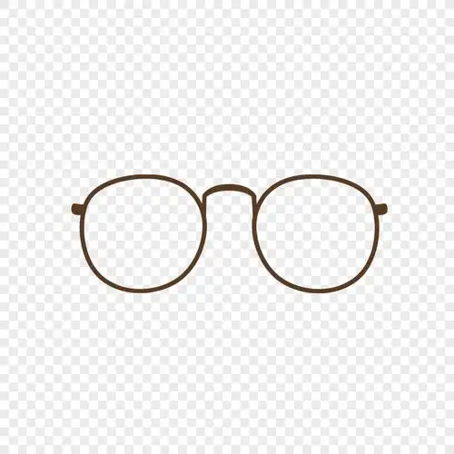 简约眼镜元素素材psd格式_设计素材免费下载_vrf高清图片400812610_摄