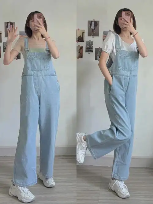 背带裤穿搭合集春夏必备秒变元气少女01