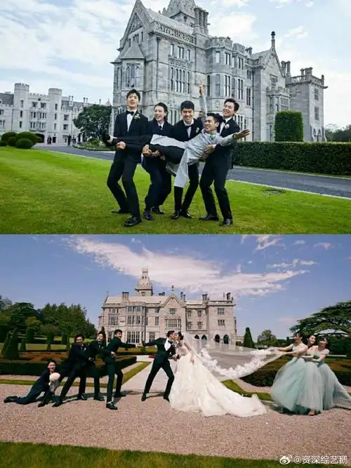 还以为马思纯是张若昀的伴郎