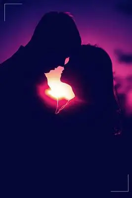 520情人节蓝色背景爱情男女白色情人节214节日促销背景