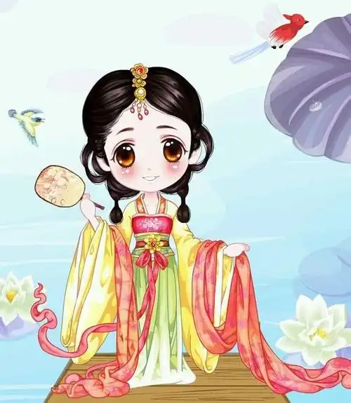 【古色清逸】【贴图】q版古装美女_古装吧_百度贴吧