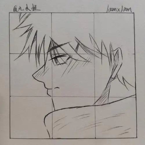 动漫男生绘画教程