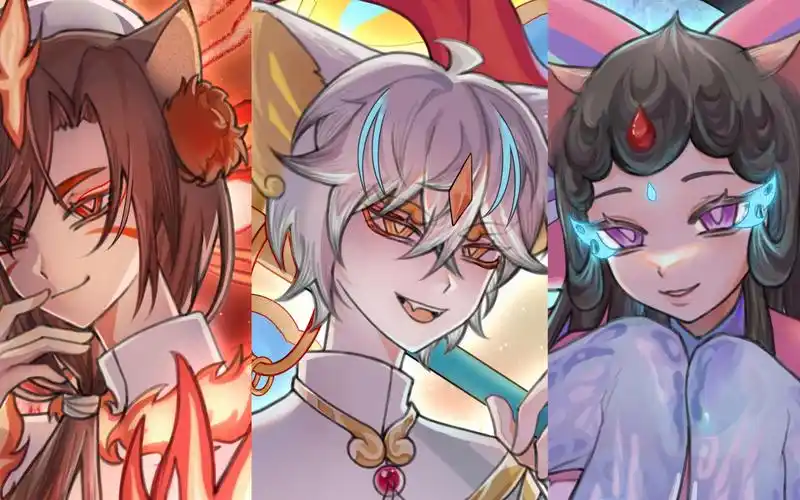 【京剧猫】武崧 白糖 小青头像绘制过程