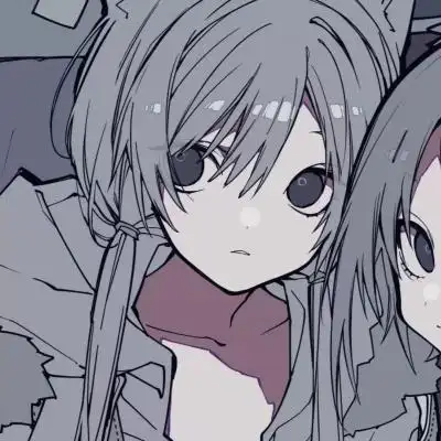 二人日系动漫可爱好看的闺蜜头像 ins风日系稀有的姐妹头像图片_女生