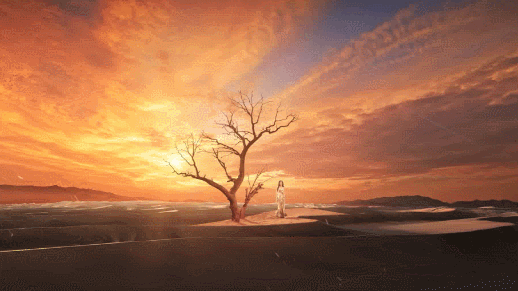 莫文蔚我们来了沙漠黄昏gif动图_动态图_表情包下载_soogif