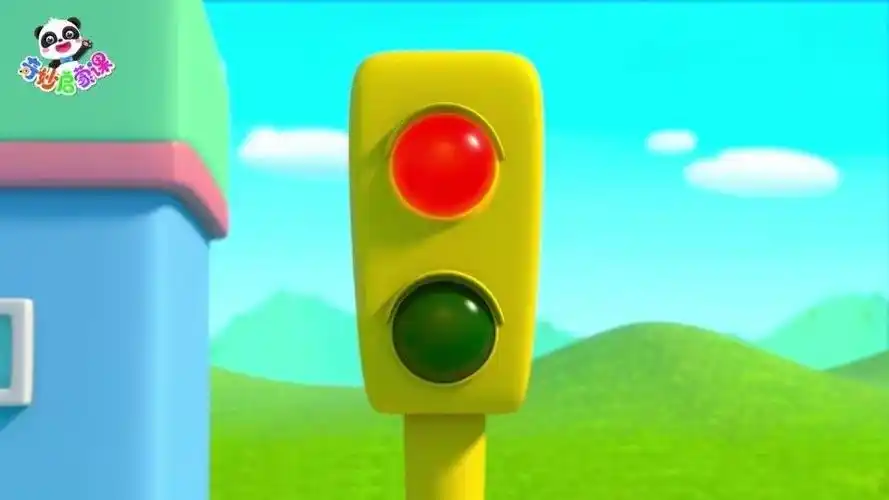 过马路要看斑马线,红绿灯,还要拉紧大人的手哦#宝宝巴士动画片 #早教