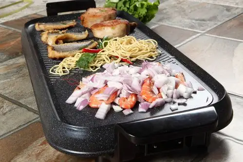 新型特长烤盘家用涮烤一体烧烤王65cm家用精致不粘新榜样x0455