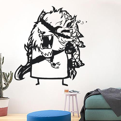 傲之追猎者雷恩加尔英雄联盟lol墙贴海报宿舍游戏纸网吧贴纸自粘