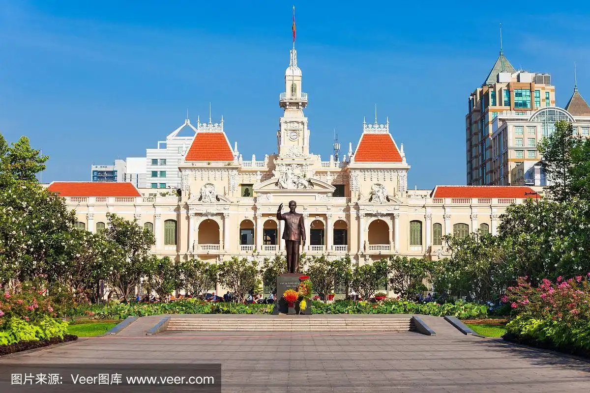 胡志明市,市政厅,越南,公园,著名景点