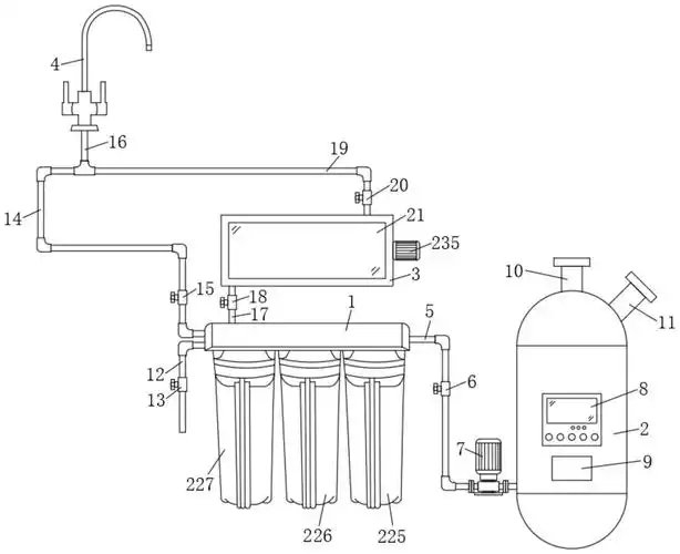 一种延长ro膜寿命的双出水净水机及其使用方法