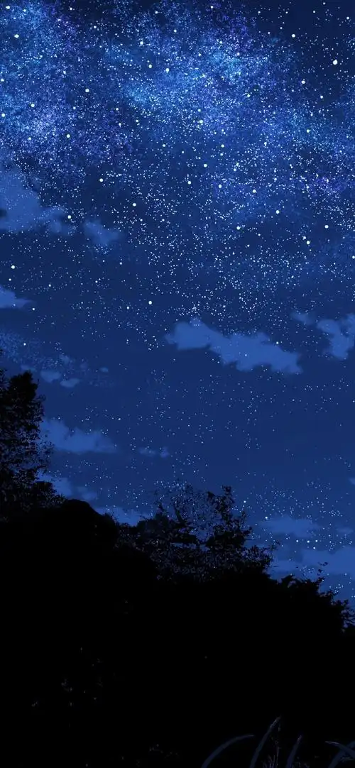 关于蓝色手机壁纸背景图头像