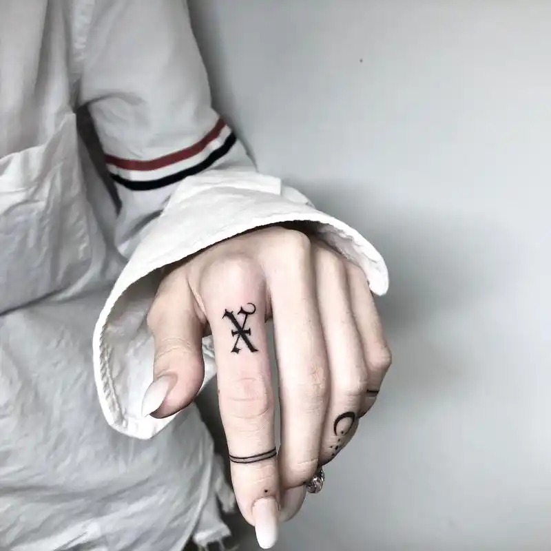 超级好看的【手指纹身】!
