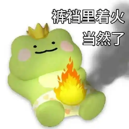 表情包丨裤裆里着火 当然了_文案_辣妹_小熊