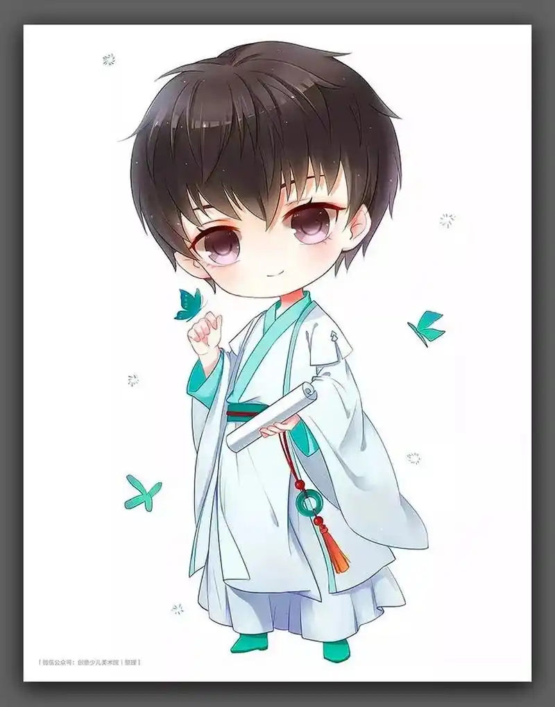 q版动漫男生人物素材