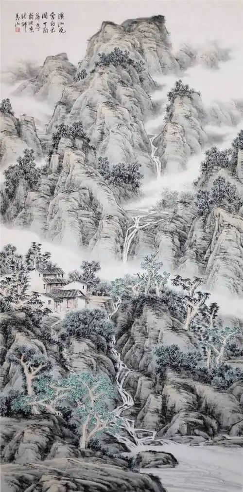 当代著名画家马山老师的山水画作品欣赏