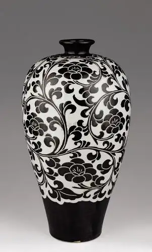 1082 元 磁州窑剔花梅瓶