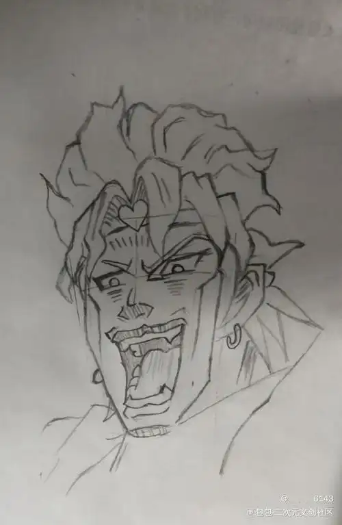 jojo的奇妙冒险迪奥dio(临摹08署名转载:允许,个人使用:需授权,商用